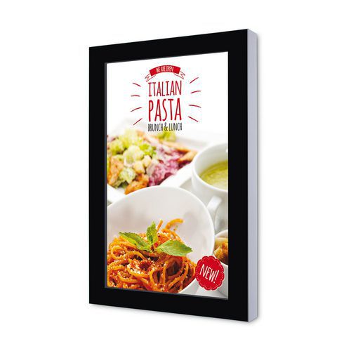 Cyfrowy panel ścienny czarny z monitorem Samsung - Cyfrowy panel ścienny czarny z monitorem Samsung 55"