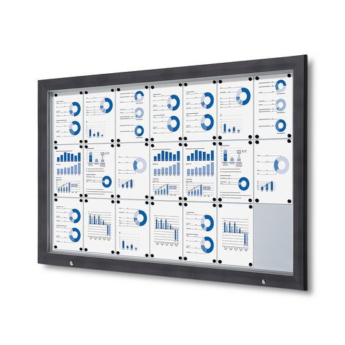 Witryna zewnętrzna typu T, antracyt - Witryna zewnętrzna typu T, antracyt, 21xA4