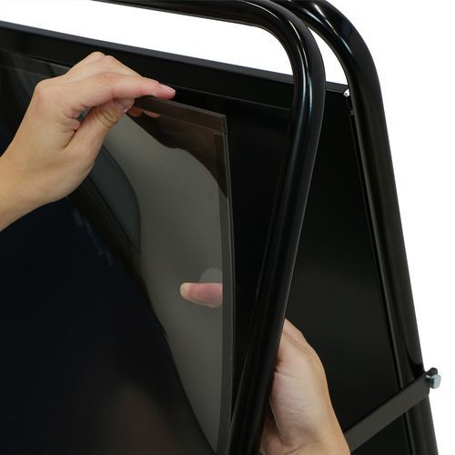 Zestaw 2 folii do tablicy A-Board Elegant Steel - Zestaw 2 folii do tablicy A-Board Elegant Steel, A1