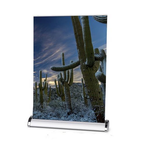 Roll-Banner Mini, mini zwijany baner stołowy - Roll-Banner Mini, mini rollup stołowy, A3