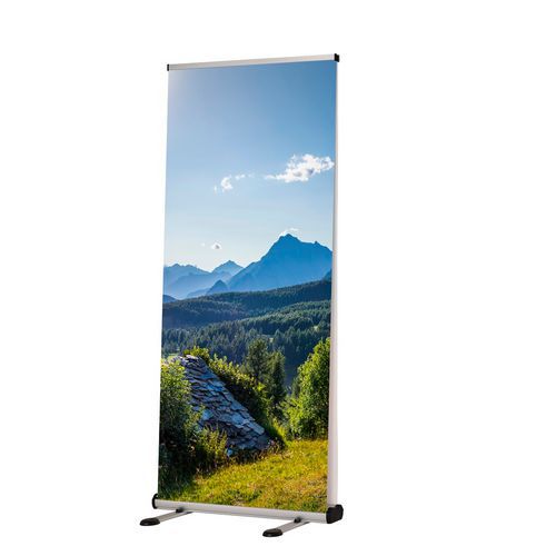 Roll-Banner Outdoor-Air 85x200 cm, zwijany na zewnątrz