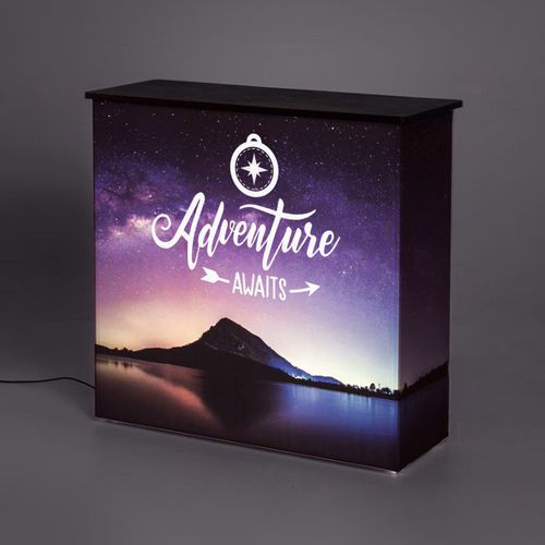 Stolik promocyjny Impress M z oświetleniem LED i transformatorem