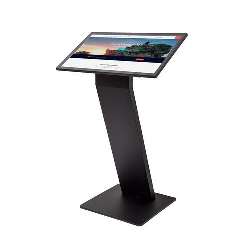 Cyfrowy kiosk StreamLine 32 czarny, z monitorem - Cyfrowy kiosk StreamLine 32" czarny z monitorem