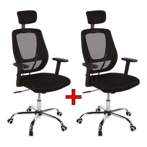 Krzesło biurowe Michelle – korzystny zestaw 2 szt.