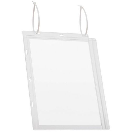 Wytrzymała, wodoodporna kieszeń na dokumenty ze ściągaczami, A4, 5 szt.