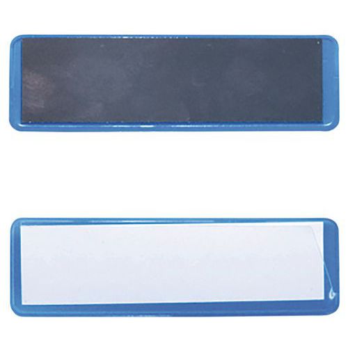 Tabliczki informacyjne na regały Manutan Expert, magnetyczne, 100 x 30 mm, 100 szt. - Tabliczki informacyjne na regały Manutan Expert, magnetyczne, 10