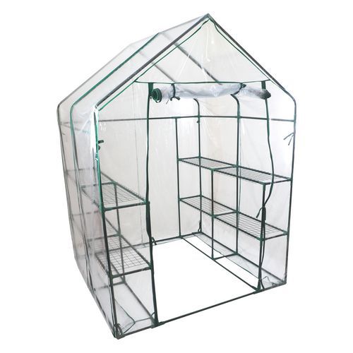 TOPTRADE foliowiec ogrodowy, przezroczysty, PVC, 1430 x 1430 x 1950 TOPTRADE foliowiec ogrodowy, przezroczysty, PVC, 1430 x 1430 x 1950