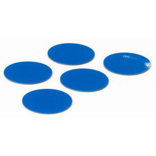 Smit Visual magnesy, 5 szt., koło niebieskie - Smit Visual magnesy, 5 szt., niebieskie koło