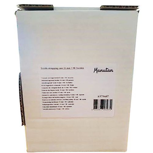 Zestawy spinające Manutan Expert z taśmą PP, 13 - 16 mm, nawój 200 - 250 m - Zestaw spinający Manutan Expert z taśmą PP, 16 mm, nawój 200 m