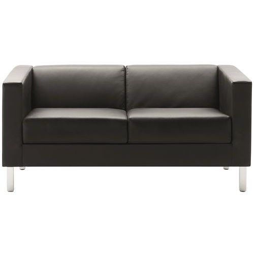 Sofy Oxel, czarne - Sofa dwuosobowa Oxel w kolorze czarnym