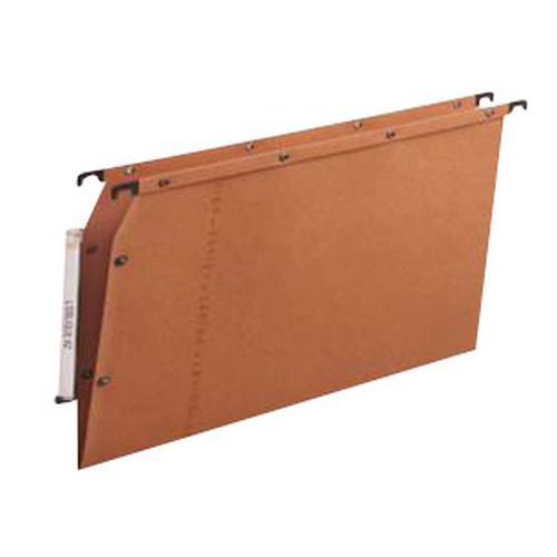 Płyty wiszące z dociskami, typ V - Zawieszki z nadrukami, typ V, kolor pomarańczowy