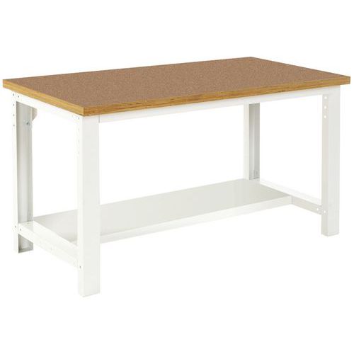 Stoły robocze Bott Cubio, fenol, półka stała, szerokość 150 cm - Stół roboczy Bott Cubio, fenol, półka stała, 90 x 150 cm