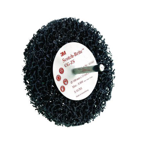 Tarcza Scotch-Brite na wrzecionie CG-ZS, średnica 75 i 100 mm - Tarcza Scotch-Brite na wrzecionie CG-ZS, średnica 75 mm