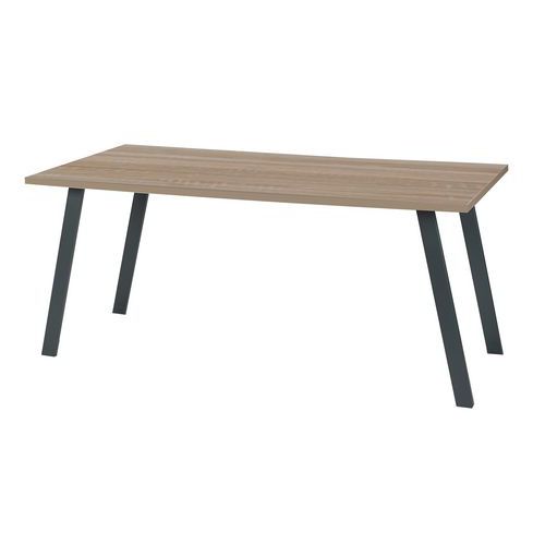 Stoły biurowe Viva Standard, wersja prosta, nogi antracyt, dąb sonoma - Stół biurowy Viva Standard, 120 x 80 x 75 cm, wersja prosta, nogi antracyt, dą