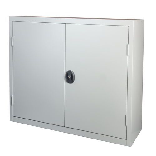 Metalowe szafy warsztatowe Acial, 102 x 100 x 43 – 50 cm - Metalowa szafa warsztatowa Acial, 102 x 100 x 43 cm, szara/szara