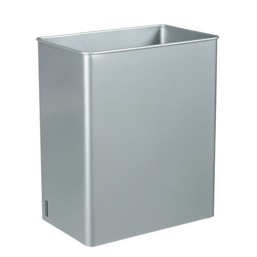 Kosz metalowy naścienny Rossignol Pro, 27 l - Kosz metalowy naścienny Rossignol Pro, 27 l, szary