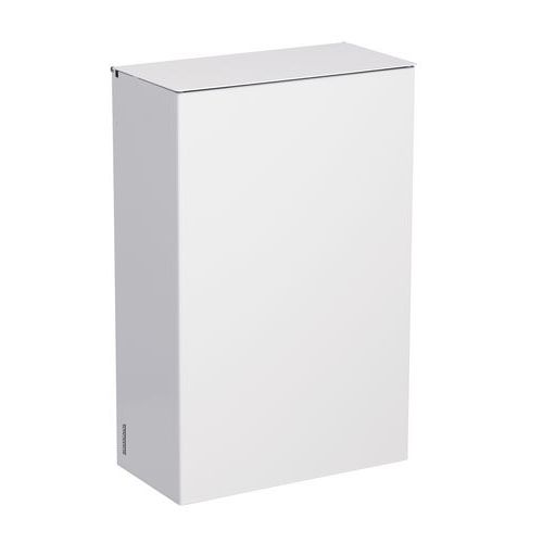 Metalowy kosz na śmieci montowany do ściany - Metalowy kosz na śmieci montowany do ściany, 10 l