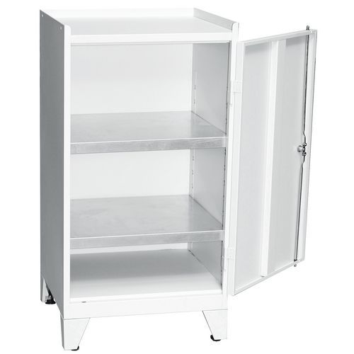 Szafy warsztatowe metalowe Manutan Expert, 102 x 53,3 x 50 cm - Szafa warsztatowa metalowa Manutan Expert, 102 x 53,3 x 50 cm, szara/szara