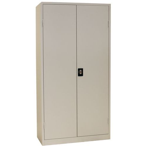 Metalowe wysokie szafy aktowe Manutan Expert 2000, 195 x 100 x 45 cm - Metalowa wysoka szafa aktowa Manutan Expert 2000, 195 x 100 x 45 cm, biała/biał