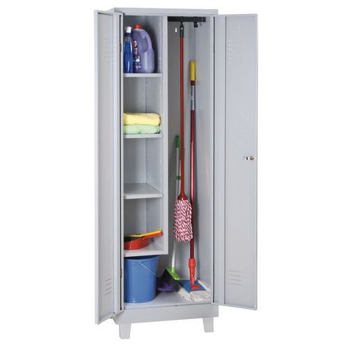 Szafa metalowa na środki czystości, 190 x 60 x 50 cm - Manutan Expert - Szafa metalowa na środki czystości, 190 x 60 x 50 cm