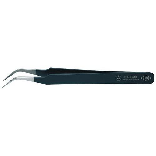 Pęseta antystatyczna Knipex, kątowa, 120 mm Pęseta antystatyczna Knipex, kątowa, 120 mm