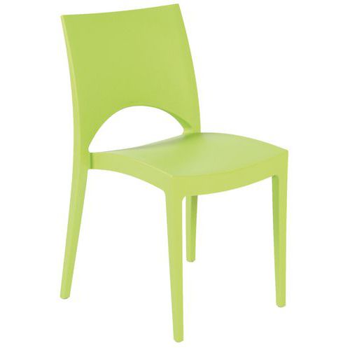 Plastikowe krzesła do jadalni Flexfurn - Plastikowe krzesło do jadalni Flexfurn, jasnozielone