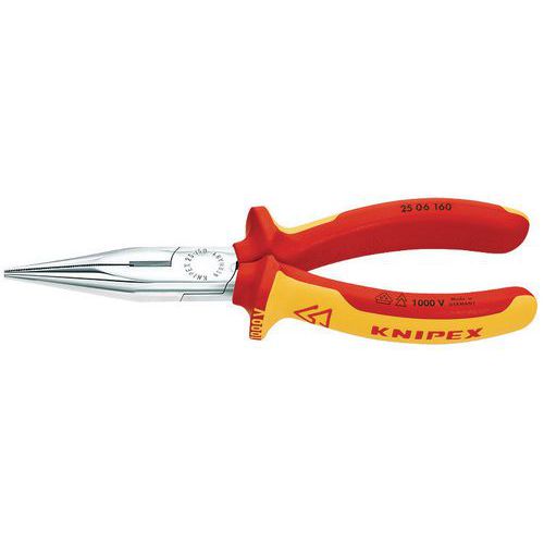 Szczypce półokrągłe Knipex z ostrzami, długość 160-200 mm - Szczypce półokrągłe Knipex z ostrzami, długość 160 mm