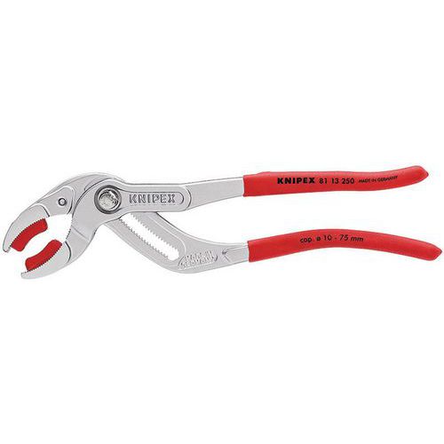 Szczypce dla hydraulików „siko” Knipex do syfonów i rur z tworzyw sztucznych, max średnica 75 - 80 mm - Szczypce dla hydraulików „siko” Knipex do syfo
