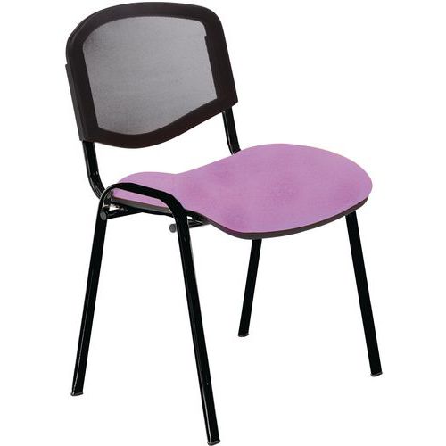 Krzesła Logan do sali konferencyjnej - Krzesło ISO Mesh MAUVE