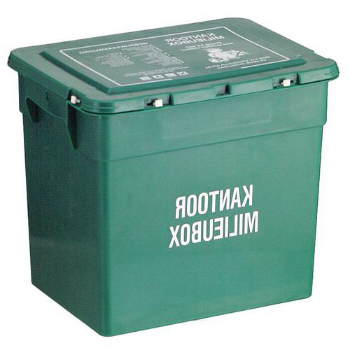 Pojemnik do segregacji odpadów 30 l – Vepabins - Zielony pojemnik do sortowania odpadów 30 l