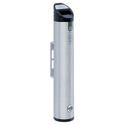 Okrągła popielniczka ścienna, aluminiowa 1,9 l – Vepabins - Okrągła popielniczka ścienna, aluminiowa 1,9 l