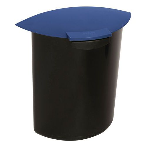 Komora 6 l z pokrywą A do kosza na śmieci z plastiku 18 l - Komora 6 l pokrywa A do kosza na śmieci 18 l czarny/niebieski