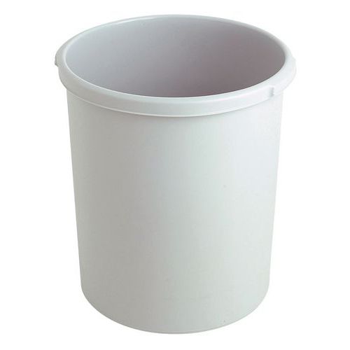 Kosz na śmieci plastikowy – 30 l - Kosz na śmieci plastikowy 30 l szary