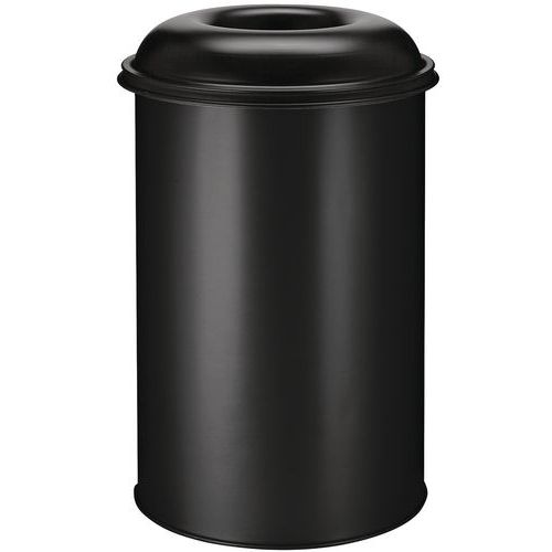 Ognioodporny kosz na śmieci Maxi 200 l - Ognioodporny kosz na śmieci Maxi 200 l czarny