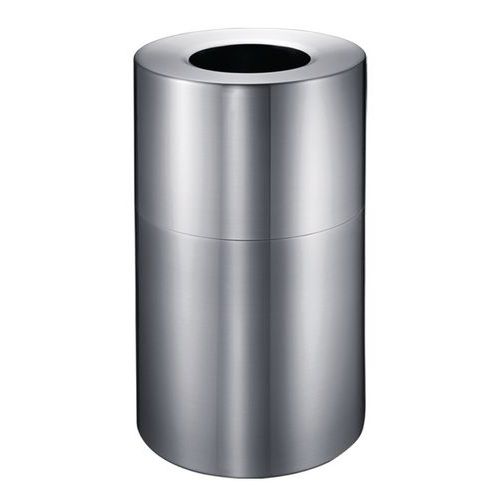 Kosz na śmieci o dużej pojemności 130 l – Vepabins - Duży kosz na śmieci 130 l aluminium