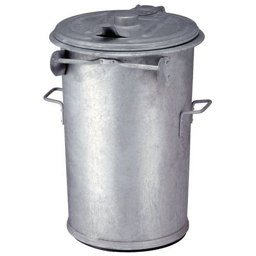 Dodatkowy kosz na śmieci ze stali ocynkowanej – 110 l - Dodatkowy kosz na śmieci ze stali ocynkowanej 110 l