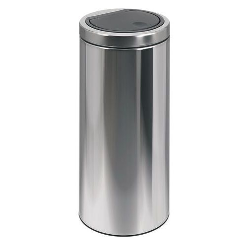 Kosz na śmieci Flat-Top 30 l Brabantia - Kosz na śmieci Flat-Top 30 l Brabantia stal nierdzewna