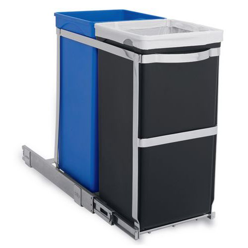 Kosz na śmieci Pull-out Recycler 35 l -Simplehuman - Kosz na śmieci Pull-out Recycler 35 l
