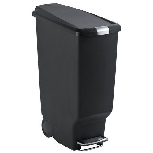 Kosz na śmieci Slim Step Can 40 l – Simplehuman - Kosz na śmieci Slim Step Can 40 l czarny