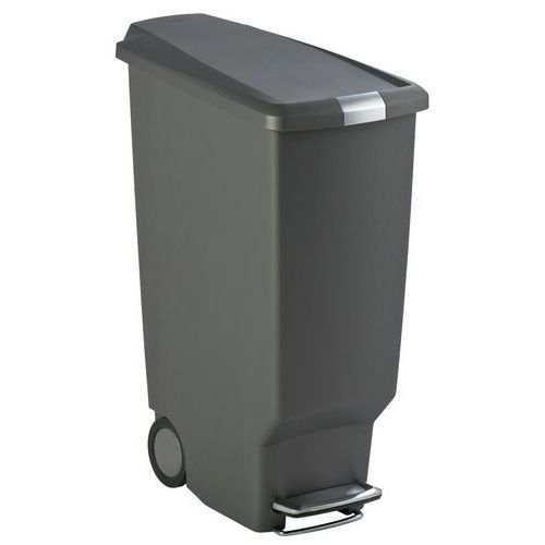 Kosz na śmieci Slim Step Can 40 l – Simplehuman - Kosz na śmieci Slim Step Can 40 l szary