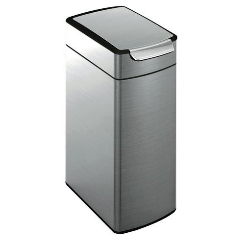 Kosz na śmieci Slim Touch-Bar – 30 l i 40 l – Simplehuman - Kosz na śmieci Slim Touch-Bar 40 l matowa stal nierdzewna