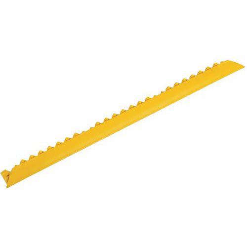 Krawędzie prowadzące Slabmat Carré™ ze szpilkami - Slabmat Carré™ Ramping Edge, z bolcami, żółty, 50 x 910 x 13 mm