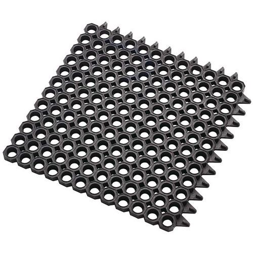 Modułowa gumowa płytka chodnikowa Master Flex™, czarna, 50 x 50 x 2,3 cm - Modułowa płytka gumowa Master Flex™, czarna, 50 x 50 x 2,3 cm