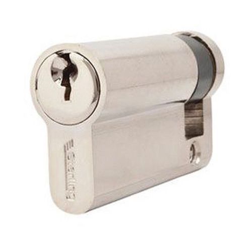Prosta wkładka cylindryczna Euro - Nikiel - Pojedyncza wkładka cylindryczna Euro - Nikiel, 50 x 61 mm