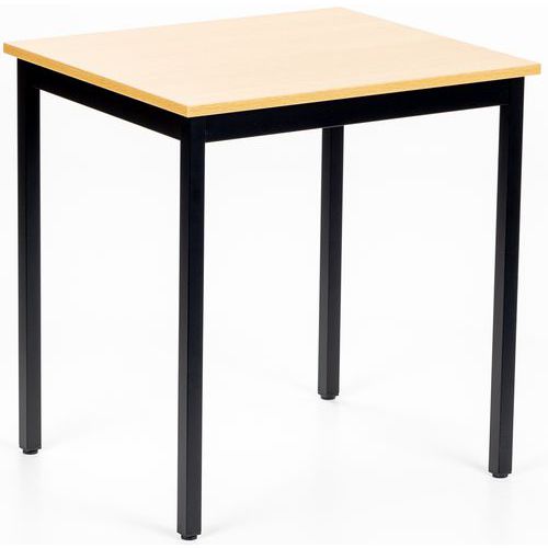 Stoły wielofunkcyjne Manutan Expert, 74 x 70 x 60 cm - Stół wielofunkcyjny Manutan Expert, 74 x 70 x 60 cm, buk/czarny
