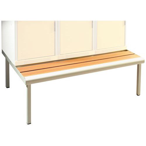 Ławka pod szafy szatniowe Acial, szerokość 600–1200 mm - Ławka pod szafy szatniowe Acial, szerokość 900 mm
