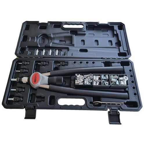 Profesjonalny zestaw szczypiec i nakrętek GO 6110 w etui - Degométal