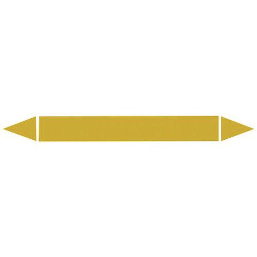 Taśma znakująca z możliwością zapisu - Zapisywalna naklejka oznaczeniowa, kolor żółty RAL 1004.