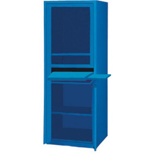 Szafy warsztatowe na PC Sofame, 170 x 66 x 55 cm - Szafa warsztatowa na PC Sofame, 170 x 66 x 55 cm, niebieska