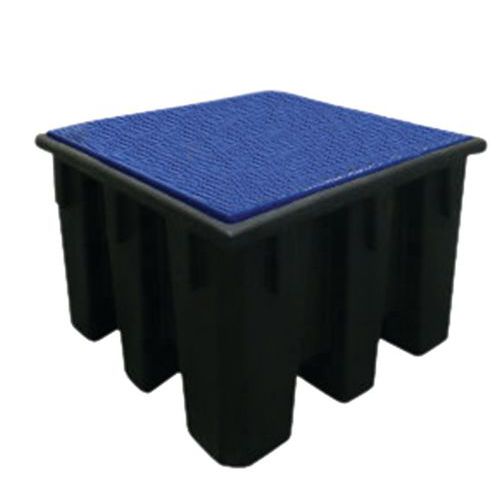 Plastikowe wanny wychwytowe pod kontener IBC EMP, 1100 l - Plastikowa wanna wychwytowa pod kontener IBC EMP, 1100 l, plastikowy ruszt